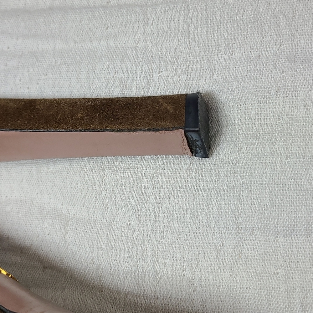 Prada Sigaro Suede Peep Toe Platform Heels - Picture 14 of 16